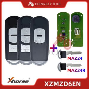 1PCS XHORSE XZMZD6EN 키 쉘이 있는 마즈다 모델 전용 특수 PCB 보드(로고 글로벌 버전 포함)