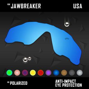 Oakley Jawbreaker OO9290 31mm & Jawbreaker Asian Fit OO9270 선글라스 편광용 OOWLIT 렌즈 교체 - 멀티 컬러