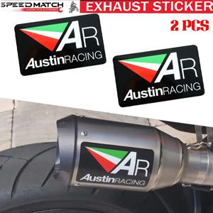 오스틴 레이싱 배기 스티커 오토바이 액세서리 탈출 가와사키 혼다 스즈키 BMW KTM CFMOTO Aprilia Ducati Yamaha MT07