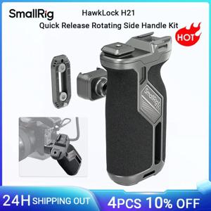 SmallRig HawkLock 퀵릴리즈 회전 사이드 핸들 키트, 케이지 플레이트용 범용 슬라이더, 360 ° 양방향 회전, H21