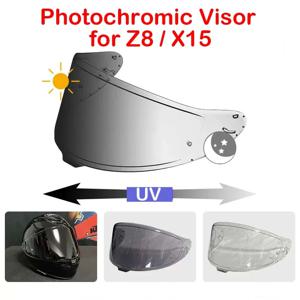 SHOEI Z8 RF1400 RF-1400 NXR2 CWR-F2 CWR-F2R X15 X-Fifteen X-SPR Pro 자동 변색 렌즈 헬멧 실드용 광변색 바이저
