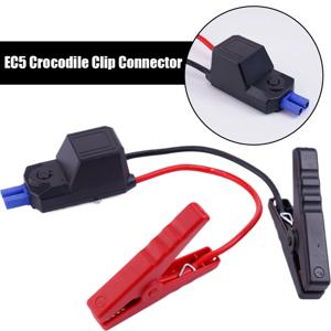 자동차 트럭용 점프 스타터 악어 클립, 비상 배터리 점프 케이블 클램프, EC5 플러그 커넥터 포함, 자동차 액세서리, 12V