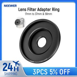 NEEWER 17mm ~ 37mm & 58mm 렌즈 필터 어댑터 링 Beastgrip 37mm 렌즈 58mm 필터 15 Pro Max S24 Ultra Phone Cage Rig