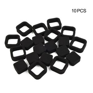 TH23D Para11010-2530 용 10pcs 트리머 에어 필터 블랙 스트링 트리머 에어 필터 부품 정원 전동 공구 액세서리
