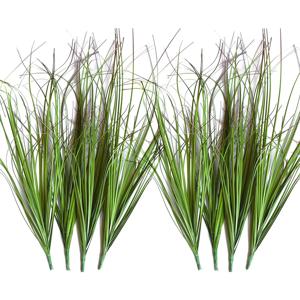 DIY 결혼식 장소에 대 한 5Pcs 인공 양파 잔디 가짜 녹지 홈 장식 화분 장식 가짜 식물 야외 정원 장식