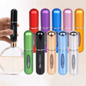 5ml 향수 분무기 휴대용 액체 화장품 용기 여행 미니 알코올 향수 리필 용 병 빈 스프레이 병