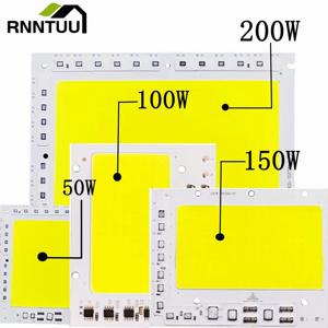 220V LED COB 칩 200W 100W 150W 200-240V 스마트 IC 필요 없음 드라이버 LED 램프 홍수 빛 스포트라이트 DIY 조명 광원