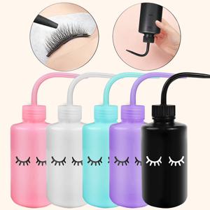 1PC 속눈썹 청소 병 팔꿈치 청소 병 물 짜기 Dropper 플라스틱 짜기 병 래쉬 목욕 병 프라이머 주전자