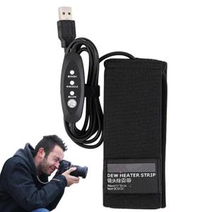 USB 워머 렌즈 이슬 히터, 이브닝 이슬 리무버, 니콘, 소니, 후지 렌즈 망원경 결로 방지