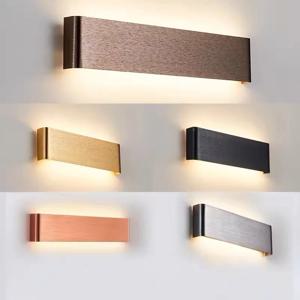침대 옆 거실 계단 통로 욕실 홈 장식 벽 Sconce 실내 조명기구 광택에 대 한 현대 LED 벽 램프