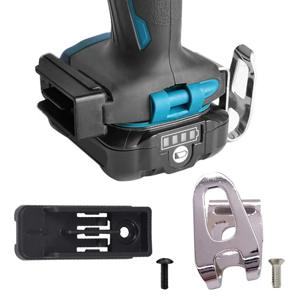 Makita 18V 무선 드릴 드라이버 비트 홀더 벨트 후크 전기 드릴 전동 공구 부품 용 나사가있는 비트 홀더 벨트 클립 후크
