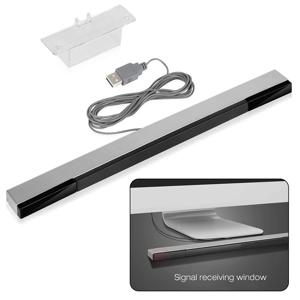원격 유선 적외선 수신기 USB 유선 적외선 IR 센서 바 Wii U PC 스탠드 용 N S Wii 용 원격 모션 센서 수신기