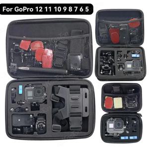 GoPro Hero 용 운반 케이스 13 12 11 10 9 8 7 6 5 블랙 여행용 케이스 액션 카메라 휴대용 보관 가방 Go Pro 액세서리