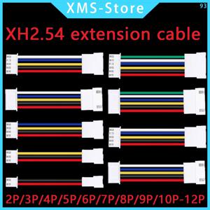 10PCS XH2.54 연장선 2P/3P/4P/5P/6P/7P/8P/9P/10P/12P XH 2.54mm 피치 남성-여성 커넥터 (10/20/30cm 케이블 26AWG 포함)