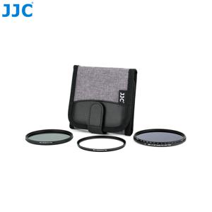 JJC 3 포켓 렌즈 필터 파우치 케이스 원형 필터 37mm 40.5mm 49mm 52mm 55mm 58mm 62mm 67mm 72mm 77mm 렌즈 필터 지갑