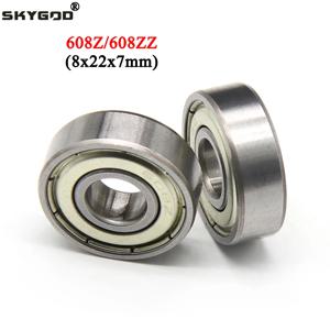 볼 베어링 608Z 608ZZ 깊은 홈 8x22x7mm ABEC-7 미니 볼 베어링 탄소강 스케이트 보드 스쿠터 3D 프린터 부품