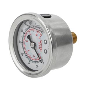오일 프레스 게이지 액체 테스터 모니터링 시스템, 액체 0-160 psi 1/8 NPT 연료 압력 게이지 계량기