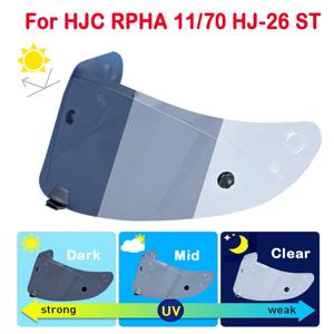 HJC RPHA 11 PRO RPHA 70 ST HJ-26 헬멧 실드, UV 컷, 카스코 모토 페이스 실드, 앞유리