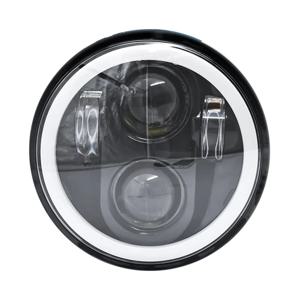 5.75 LED 헤드라이트, 할리 스포스터 다리미 883 다이나 스트리트 밥용, 화이트 헤일로 DRL 포함, 5-3/4 오토바이 헤드라이트