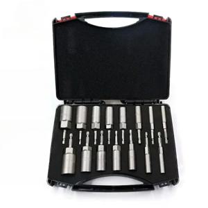 5.5mm-19mm 육각 소켓 슬리브 노즐 너트 드라이버 세트 파워 스크류드라이버 핸들 공구 파워 드릴 임팩트 드라이버