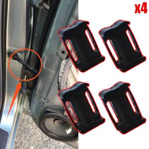 현대 i10 i20 Accent Creta Elantra Santa Fe Sonata Verna Tucson 용 4x 자동차 도어 체크 스트랩 수리 키트 스토퍼 댐핑 클립