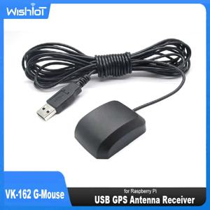 VK-162 G 마우스 USB GPS 안테나 리시버, GPS 동글 내비게이션 모듈, 라즈베리 파이 지지대 구글 어스 윈도우 리눅스용
