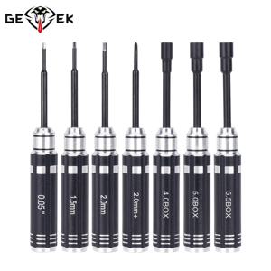 7Pcs 짧은 핸들 너트 드라이버 육각 스크루 드라이버 수리 도구 키트 1/18 1/24 RC 미니 크롤러 자동차 Trax Trx4m Axial Scx24 Fms Fcx24