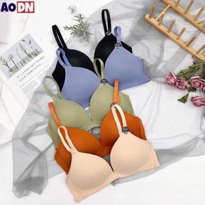 여성용 조절 가능한 어깨 스트랩, 여아용 브래지어, 얇은 속옷, 통기성 삼각형 컵 브라렛, 심리스 브래지어