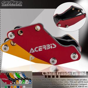 오토바이 체인 가이드 가드 IRBIS BSE KAYO SSR TTR XR CRF KLX 50 70 90 110 125 140 150 160cc 먼지 핏 자전거 용 플라스틱 스프로킷