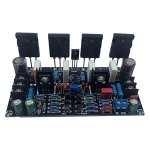 DIY 튜브 프리앰프, 고충실도 저잡음 증폭기 회로 키트용 2SA1943+2SC5200 트랜지스터가 포함된 200W 모노 파워 앰프 보드
