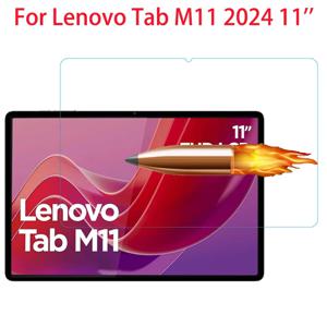 레노버 탭 M11 2024 11 인치 9H 강화 유리 화면 보호기 TB-330FU TB-331FC 태블릿 안티 스크래치 투명 보호 필름