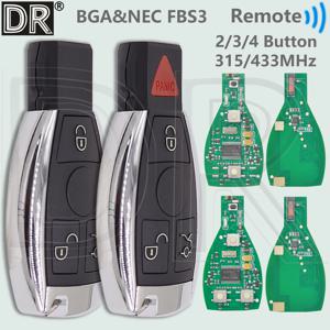 DR NEC 칩 315/433MHz 가변 주파수 자동차 원격 키 지원 메르세데스 벤츠 A C E S 클래스 W203 W204 W210 용 BGA & NEC FBS3