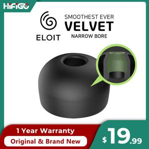 ELOIT / DIVINUS 벨벳 내로우 보어 실리콘 이어폰 이어팁(4-6mm 노즐용), 이어버드용 부드럽고 깊은 이어팁 Dunu AFUL