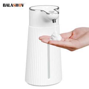400ml 자동 거품 비누 디스펜서 욕실 스마트 세탁기 USB 충전 장착 적외선 센서