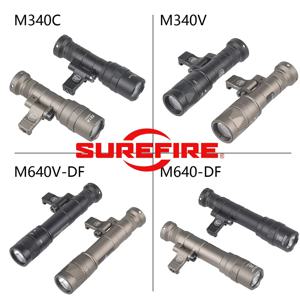 전술용 슈어파이어 M600 M340 DF M640 SF 손전등 M340V 스카우트 라이트 20mm 피카티니 레일 마운트 에어소프트 사냥용 라이트 램프