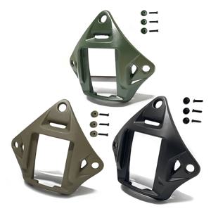 전술 헬멧 NVG 마운트 슈라우드, 3 홀 알루미늄 합금, 스포츠 카메라 거치대 베이스, 해양 헬멧용, 빠른 헬멧