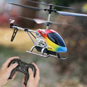 M5 리모컨 헬리콥터 고도 유지 3.5 채널 RC 헬리콥터, 자이로 및 LED 조명, 내구성 비행기 드론 장난감 선물