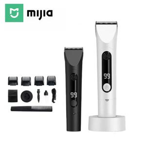 새로운 미지아 프로페셔널 클리퍼 헤어 클리퍼 3단계 기어 조절 IPX7 방수 헤어 트리머 머신 충전 거치대 포함