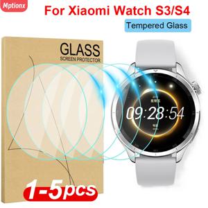 Xiaomi Mi Watch S4 용 강화 유리 Xiaomi Mi Watch S3 필름 액세서리 용 스마트 워치 화면 보호 필름 긁힘 방지