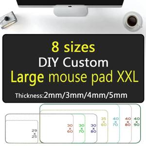 Mairuige XXL DIY 애니메이션 마우스 패드 확장 패드 큰 XL Office 가제트 게이머 게임 Playmat 대형 맞춤형 데스크 키보드 마우스 패드