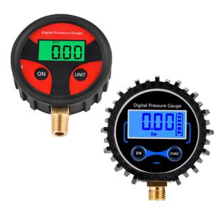 0-200PSI 디지털 타이어 타이어 공기 압력 게이지 자동차 트럭 오토바이에 대 한 LED 빛으로 LCD 압력계 압력 게이지