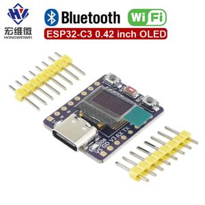 ESP32-C3 OLED 개발 보드, 0.42 인치 OLED 모듈 세라믹 안테나 ESP32 supermini 개발 보드 wifi Bluetooth