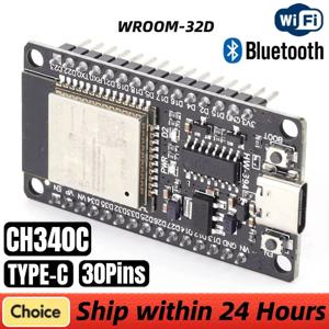 WROOM-32D 개발 보드 초저전력 소비 듀얼 코어 WiFi+블루투스 호환 무선 모듈 TYPE-C 30핀