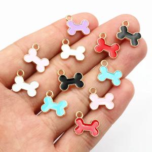 20pcs 12x13mm 에나멜 뼈 매력 펜던트 작은 귀여운 DIY 쥬얼리 만들기 액세서리 팔찌 귀걸이 키 체인