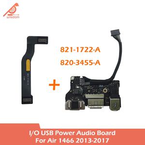 노트북 A1466 I/O USB DC 전원 잭 오디오 보드 820-3455-A MacBook Air 13 
