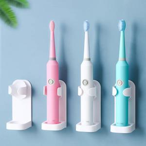 Traceless 칫솔 홀더 목욕 벽걸이 형 전동 칫솔 홀더 성인 칫솔 스탠드 행거 욕실 액세서리