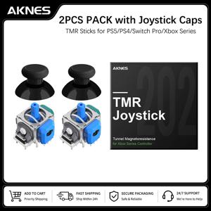 HALLPI × AKNES TMR 조이스틱 PS5 Xbox 시리즈 컨트롤러 수리용 안티 드리프트 스틱 스위치 프로 PS4 게임 액세서리