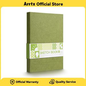 Arrtx 프리미엄 하드커버 스케치북 60매/120페이지 180 GSM 두꺼운 무산성 도화지