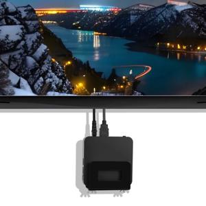 1Pcs 조정 가능한 벽 마운트 홀더-AppleTV 3/4/4k 라우터 모뎀 TV 박스 및 미디어 플레이어에 적합 공간 절약형 견고한 소형 장치 브래킷