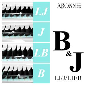Abonnie LB LJ 컬 캐시미어 클래식 속눈썹 연장 혼합 트레이 LB 컬 속눈썹